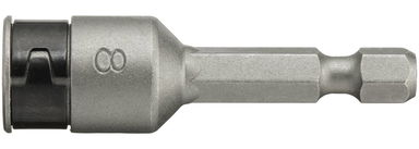 Nasadka do wkrętów budowlanych, z pierścieniem sprężystym 8 mm Luna