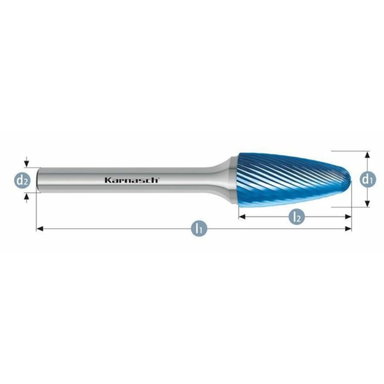 Pilnik obrotowy Blue-Tec RBF HP-5 16x25x8x80 Integra Tools