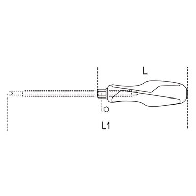 Uchwyt na bity z gniazdem 1/4" 118 mm, 1281BG/118 Beta