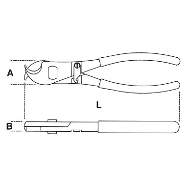 Nożyce do cięcia kabli izolowane do 1000V 230 mm, 1132MQ/230 Beta