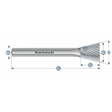 Pilnik obrotowy WKN HP-2 10x10x6x55 Integra Tools