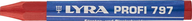 Kreda do drewna i do znakowania 797, czerwona, po 12szt. LYRA