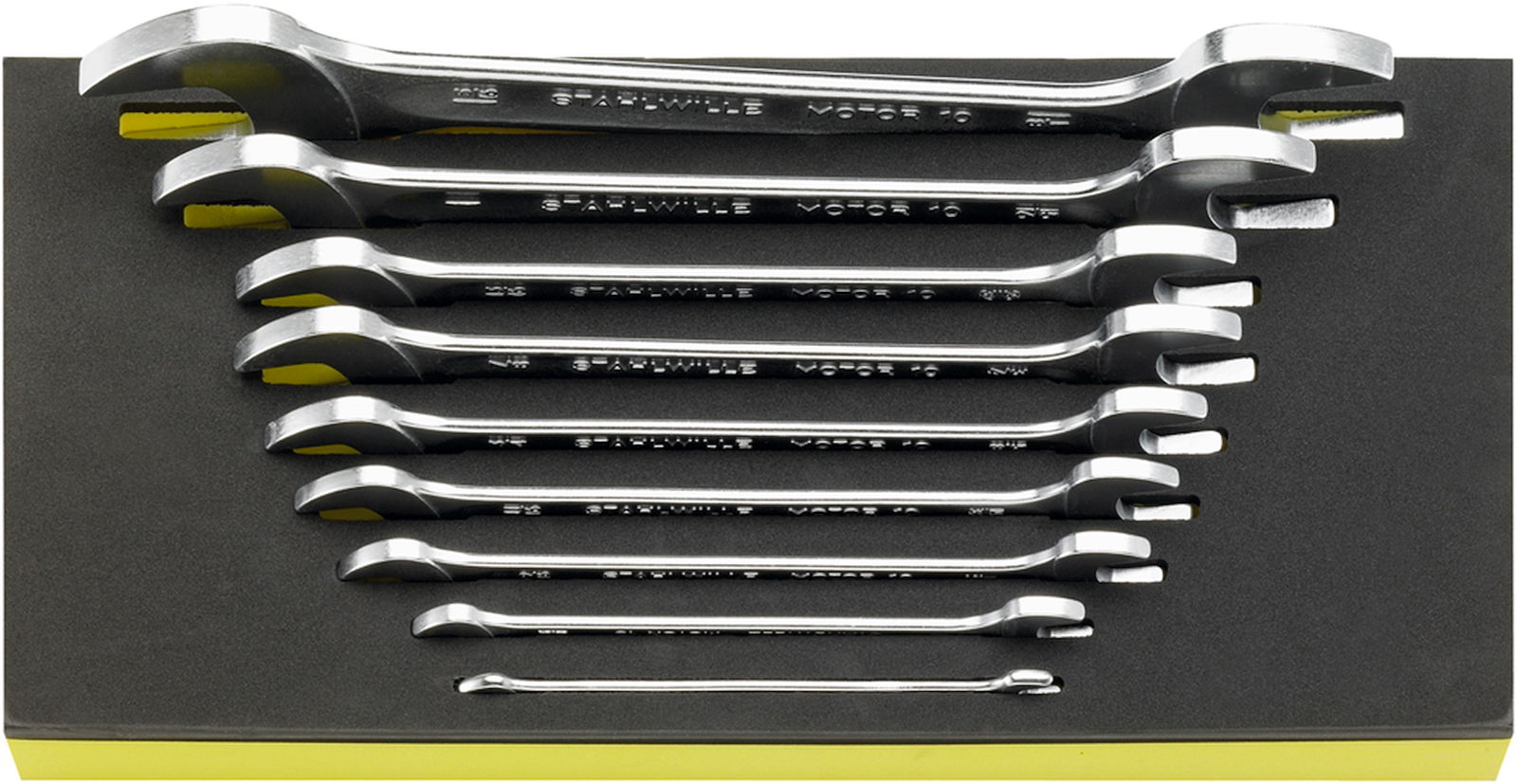 Zestaw TCS 1/3 kluczy płaskich 1/4"-1 5/16", 9-częściowy STAHLWILLE