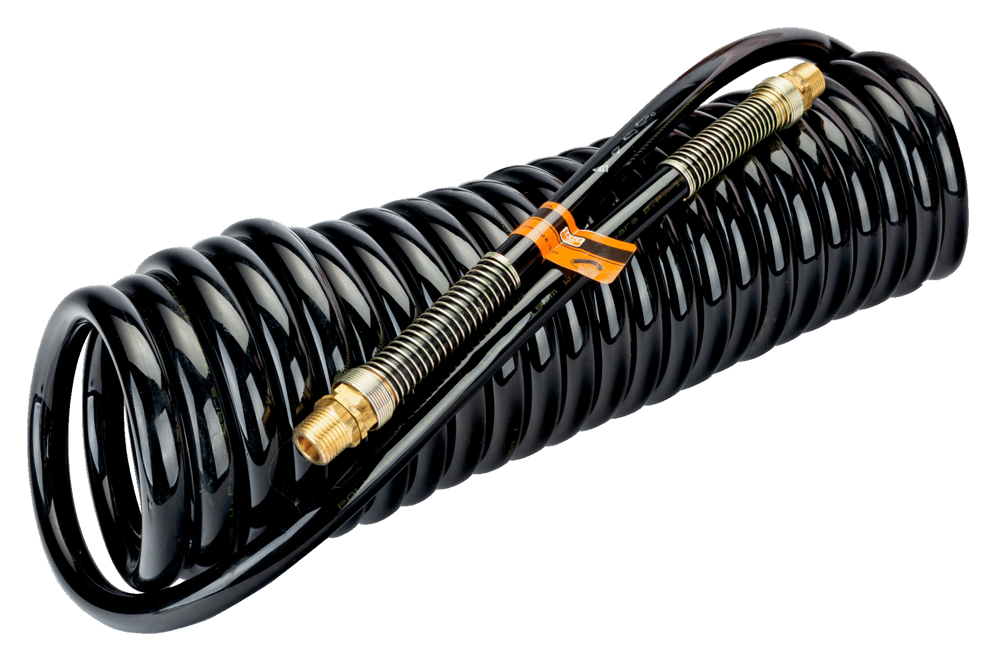 Wąż pneumatyczny spiralny poliuretanowy 13 mm 10 m 1/2"-1/2" BAHCO