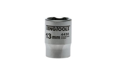 Nasadka 6-kątna nierdzewna z chwytem 3/8" 13 mm Teng Tools