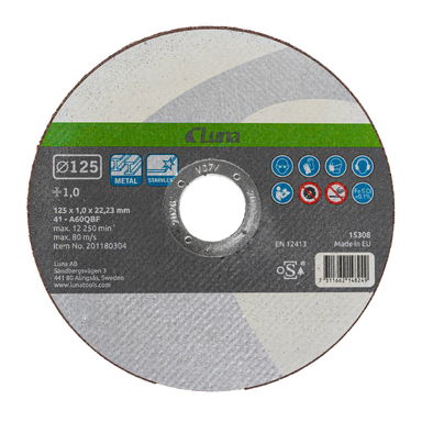 Tarcza tnąca 125x1,0x22 mm Luna