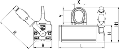 Uchwyt magnetyczny do podnoszenia FX-150 FLAIG