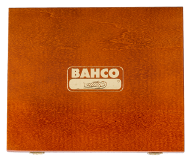 Dłuta profesjonalne z dwuskładnikową rękojeścią, 6 szt., w pudełku drewnianym BAHCO