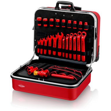 Walizka narzędziowa "BIG Twin Move RED" dla elektryków 98 99 15 KNIPEX