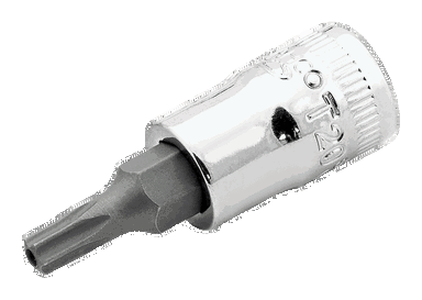 Nasadka trzpieniowa 1/4" do śrub TORX z bolcem TR25 BAHCO