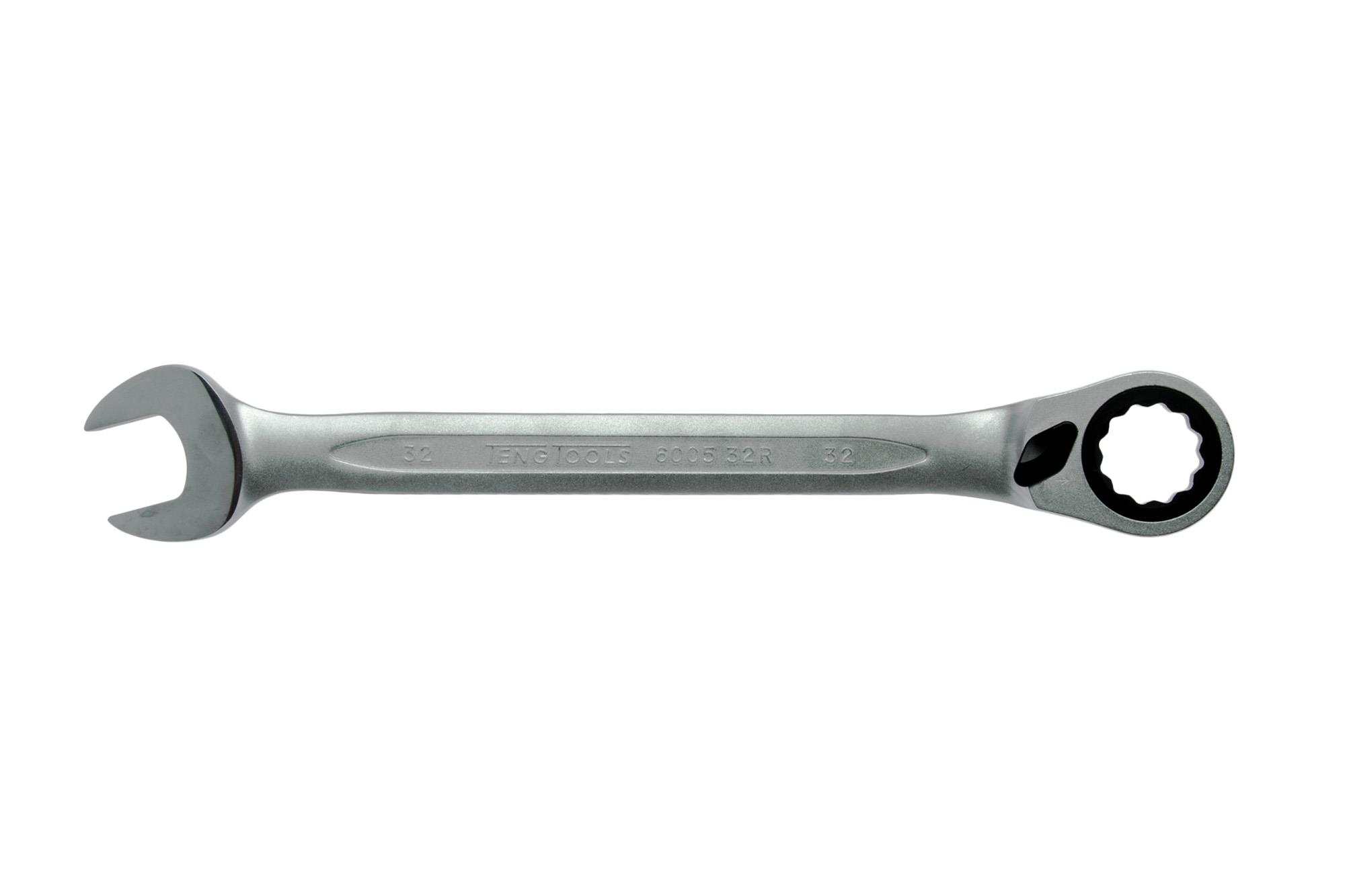 Klucz płasko-oczkowy z zapadką 32 mm Teng Tools