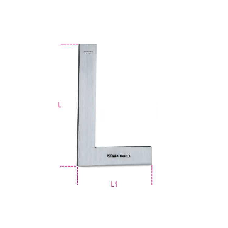 Kątownik ślusarski 150x100 mm DIN875/0, 1666 Beta