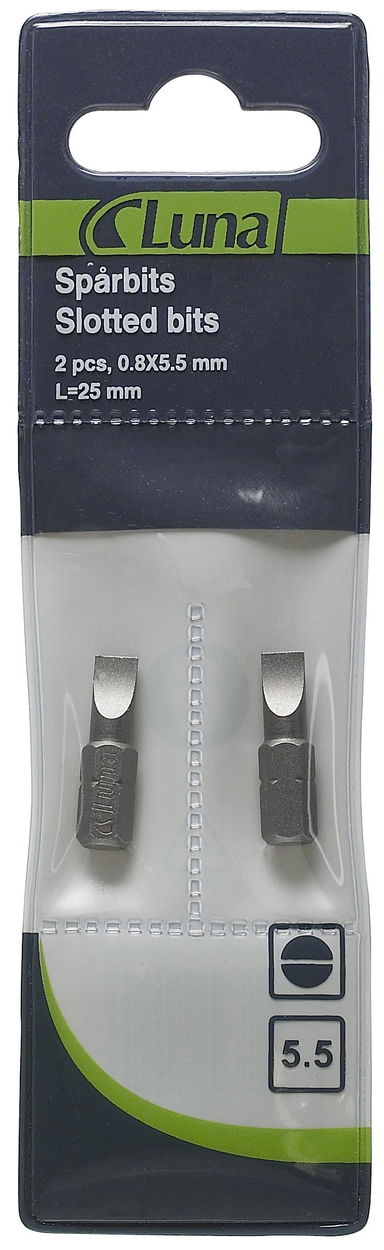 Groty płaskie 0.8x5.5 mm  Luna