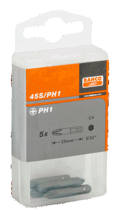 Bit 5/32" PH2x25mm, 5 szt. BAHCO