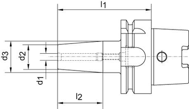 Uchwyt termokurczliwy DIN69863A, A63 12,0x130mm HAIMER