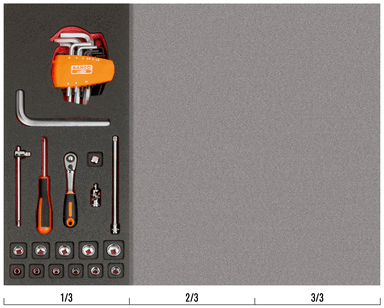 Nasadki 1/4" 27 szt. BAHCO