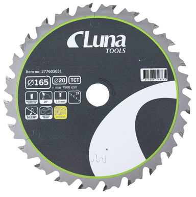 Piła tarczowa Luna Extra Thin 165x20 Z24 Luna