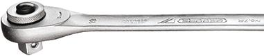 Adapter z grzechotką do klucza nasadowego 1/2", 6-kąt zew. 13mm, 4-kąt zew. GEDORE
