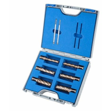 Zestaw wierteł rurowych Gold-Drill Line55 6szt Uni 9/16-1.1/16 + piloty,  -