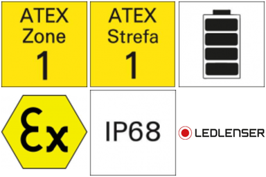 Latarka kieszon.ATEX EX7R Yellow Box Ledlenser