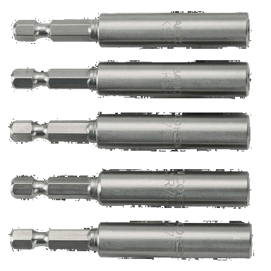 Uchwyt do bitów nierdzewny 1/4" – 75 mm pojedynczy BAHCO