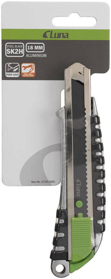 Nóż z aluminium z odłamywanym ostrzem L18 Luna