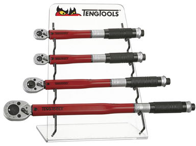 Stojak ekspozycyjny z kluczami dynamometrycznymi Teng Tools DIS-FT08