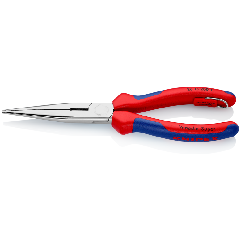 Szczypce tnące półokrągłe 26 15 200 T (wydłużone typu „bociani dziób”) KNIPEX