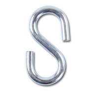 Hak typu "S" ocynkowany Ø3 mm 33 mm WLL 4 kg Robur