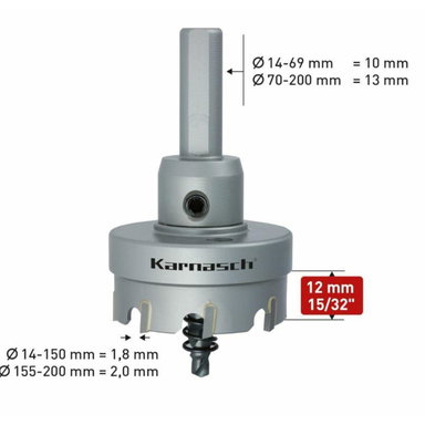Otwornica TCT Easy-Cut 5-71 kpl Integra Tools