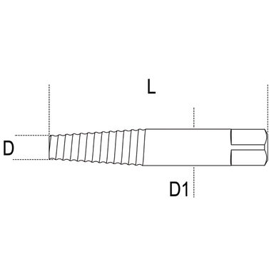 Wykrętak do śrub 8-11 mm, dł. 63 mm, 1430 Beta