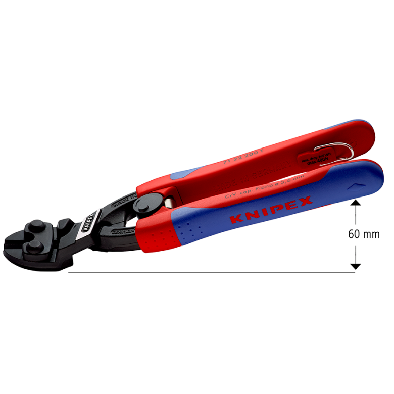 KNIPEX CoBolt® 71 22 200 T Kompaktowe szczypce tnące przegubowe KNIPEX