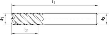 Poglebiacz z czopem prowadzacym HSS, wlk. 2 41mm GFS