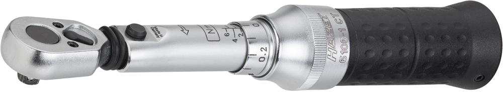 Klucz dynamometryczny 1/4", 1-6Nm, 6106-1CT  HAZET