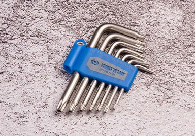 ZESTAW IMBUSÓW 7 szt. 1147 - TORX Z OTWOREM T10 - T40 King Tony