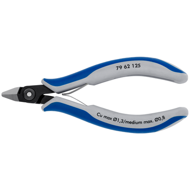 Precyzyjne szczypce tnące boczne dla elektroników 79 62 125 KNIPEX