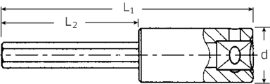 Nasadka INHEX 1/4" 6mm, długa STAHLWILLE