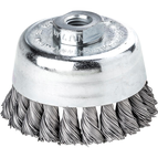 Szczotka garnkowa, drut stalowy pleciony 65x0,3mm Lessmann