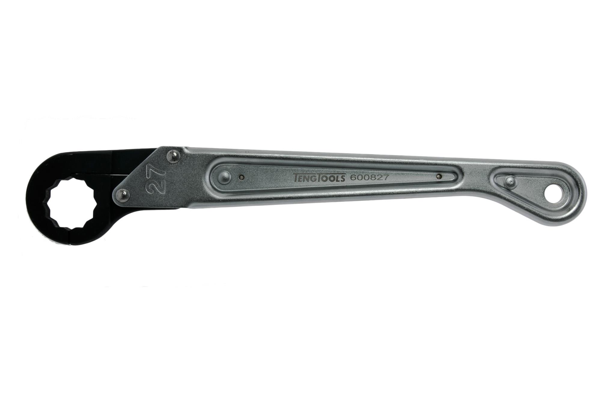 Klucz oczkowy zapadkowy otwierany 27 mm Teng Tools