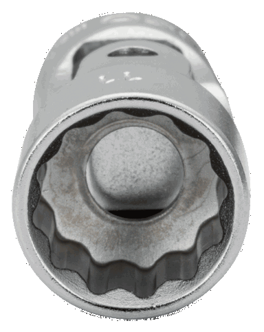 Nasadka uchylna 1/4" 12-kątna 8 mm cienkościenna BAHCO