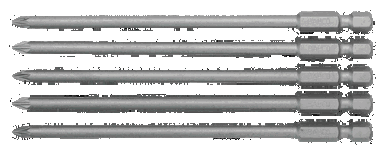 Bit 1/4" PZ3x125 mm, 5 szt. BAHCO