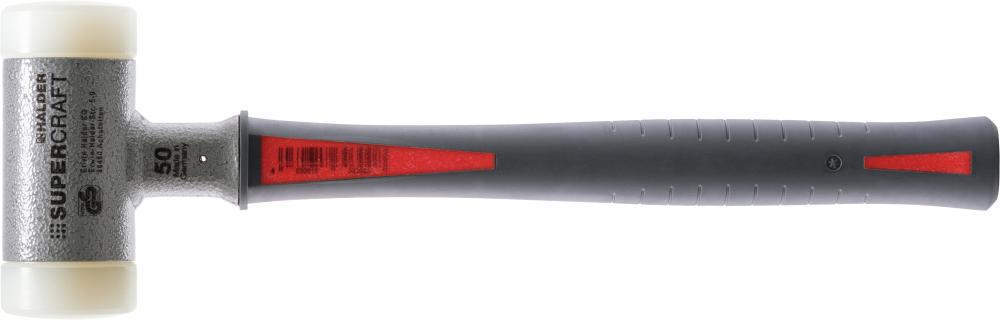 Mlotek z miekkim bijakiemSUPERCRAFT,bezodrzut, rekoj. z tworz. szt.50mm HALDER