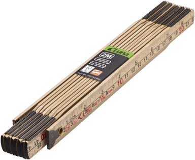 Miara składana 2 m - podziałka mm/cale Luna