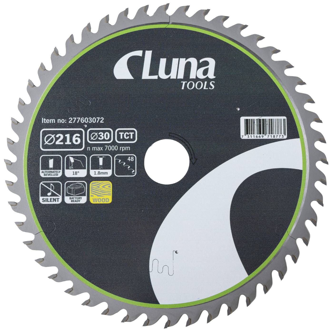 Piła tarczowa Luna Extra Thin 216x30 Z48 Luna