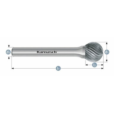 Pilnik obrotowy KUD HP-2 6x4,7x6x50 Integra Tools