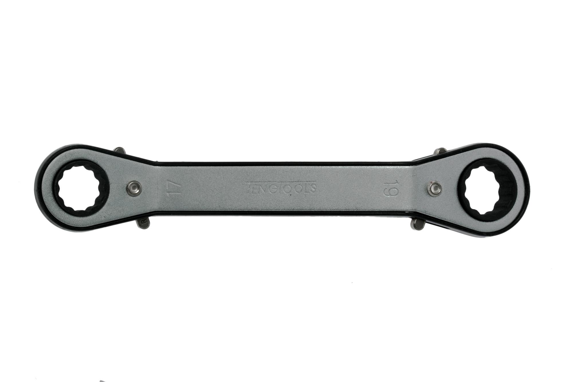 Klucz oczkowy zapadkowy 17x19 mm Teng Tools