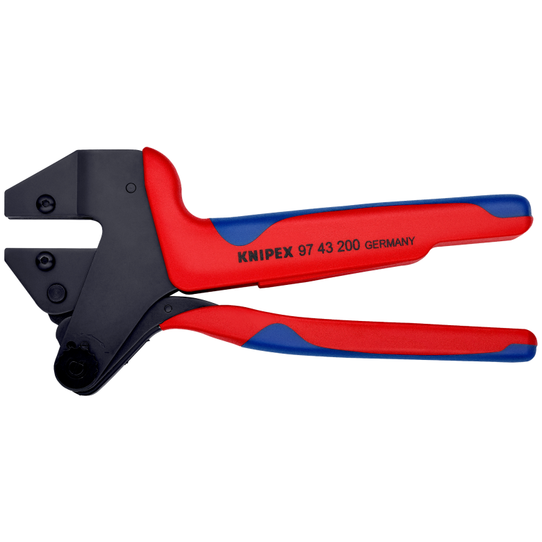 Szczypce do zagniatania typu Crimp System 97 43 200 A Do wymiennych matryc zagniatających KNIPEX
