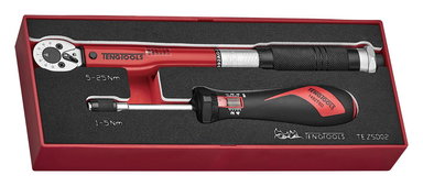 Zestaw narzędzi dynamometrycznych 1/4" TEZSD02 Teng Tools