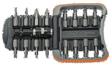 Zestaw bitów torsion 17 szt. z uchwytem magnetycznym szybkomocującym BAHCO