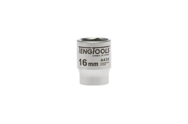 Nasadka 6-kątna nierdzewna z chwytem 3/8" 16 mm Teng Tools